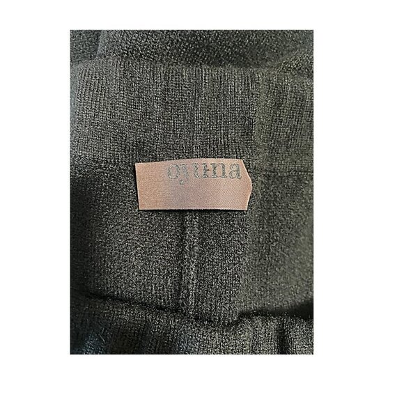 Oyuna 100 Percent‎ Thick Cashmere Black Pants No Flaws Size Medium - Picture 5 of 5